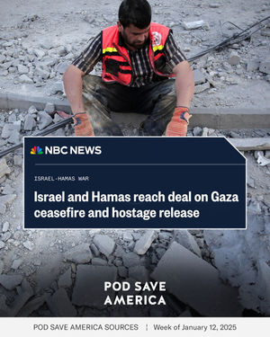 Image post by @podsaveamerica on Instagram