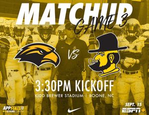 Image post by @appstate_fb on Instagram