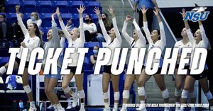 Image post by @nsu_vball on Instagram