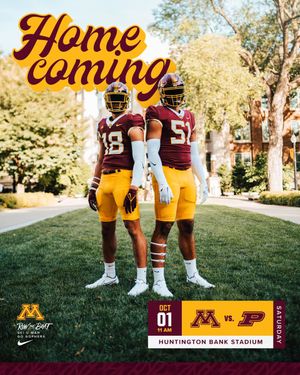 Image post by @GopherFootball on Twitter