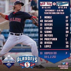 Image post by @salemredsox on Instagram