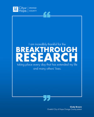 Image post by @cityofhopeoc on Instagram