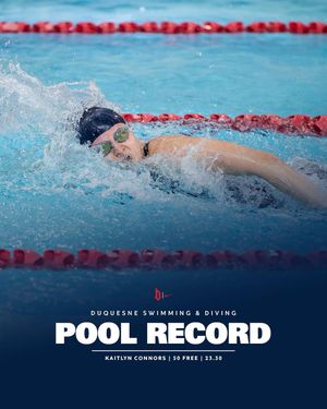 Image post by @duquesne_swim_dive on Instagram