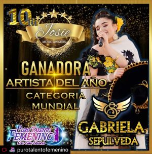 Image post by @gabrielasepulvedamusic on Instagram