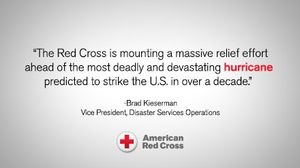 Image post by @RedCross on Twitter
