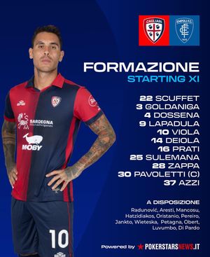 Image post by @cagliaricalcio on Instagram
