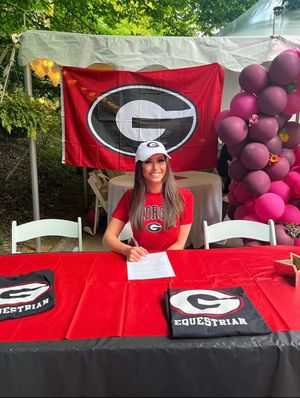 Image post by @UGAEquestrian on Twitter