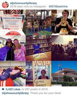 Image post by @stjohnscountylibrary on Instagram