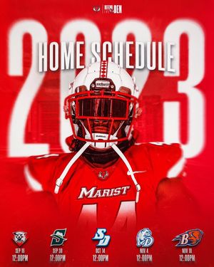 Image post by @Marist_Fball on Twitter
