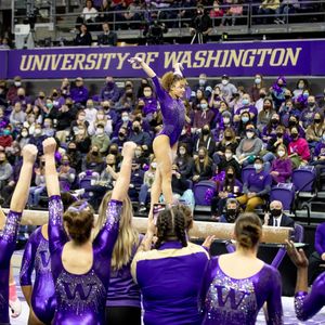 Image post by @uwgymnastics on Instagram