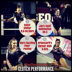 Image post by @ugagymnastics on Instagram