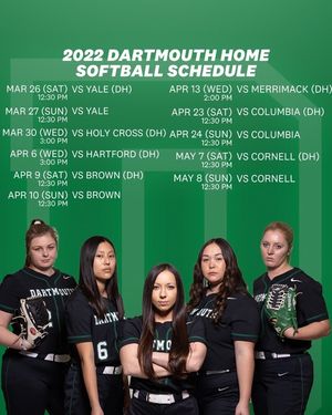 Image post by @dartmouthsoftball on Instagram