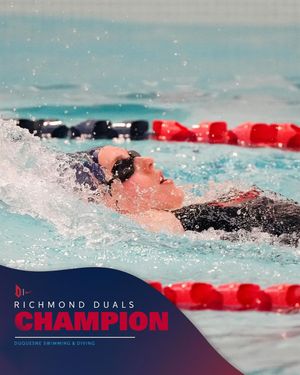 Image post by @duquesne_swim_dive on Instagram