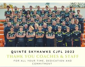 Image post by @quinteskyhawkscjfl on Instagram