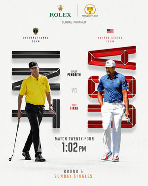 Image post by @PresidentsCup on Twitter/X