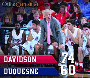 Image post by @davidsonbasketball on Instagram