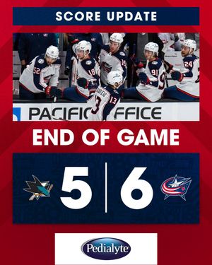 Image post by @BlueJacketsNHL on Twitter