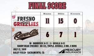 Image post by @fresnogrizzlies on Instagram