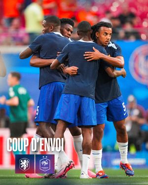 Image post by @equipedefrance on Twitter