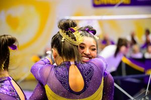 Image post by @lsugym on Facebook