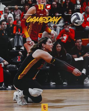 Image post by @uscwomensvolley on Instagram