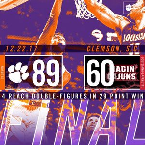 Image post by @clemsonmbb on Instagram