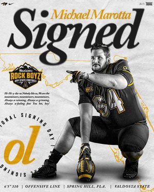 Image post by @appstate_fb on Instagram