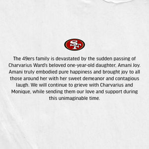 Image post by @49ers on Twitter