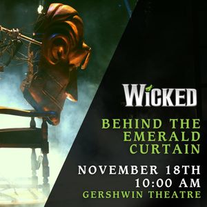 Image post by @WICKED_Musical on Twitter