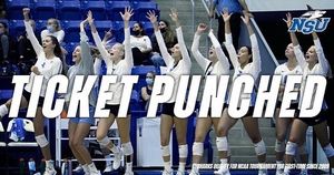 Image post by @nsu_vball on Instagram