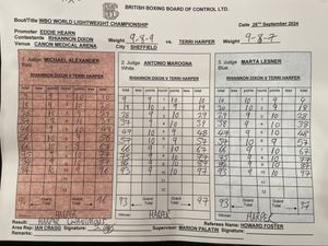 Image post by @MatchroomBoxing on Twitter