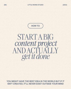Image post by @littlewordstudio on Instagram