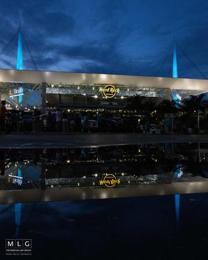 Image post by @hardrockstadium on Instagram
