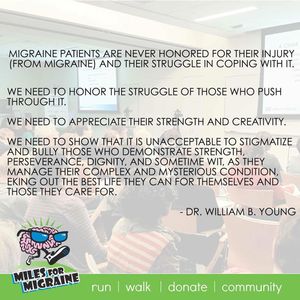Image post by @milesformigraine on Instagram