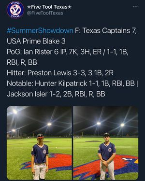 Image post by @7arbaseball on Instagram