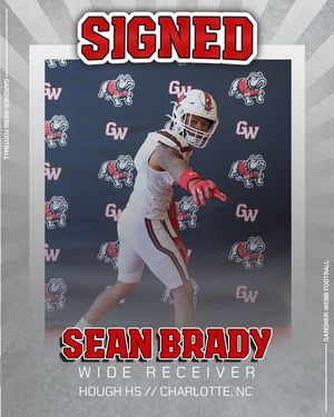 Image post by @gwufootball on Instagram
