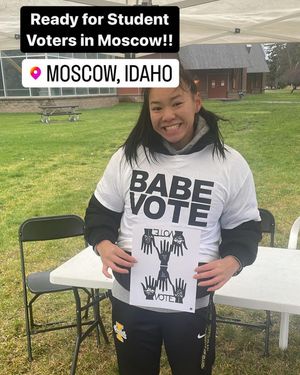 Image post by @babevote on Instagram