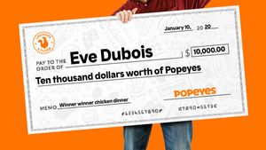 Image post by @Popeyes on Twitter