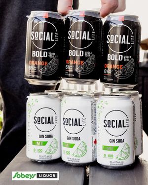 Image post by @sociallitevodka on Instagram