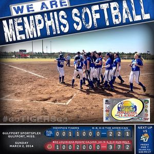 Image post by @memphissoftball on Instagram