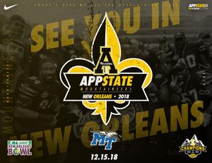 Image post by @appstate_fb on Instagram
