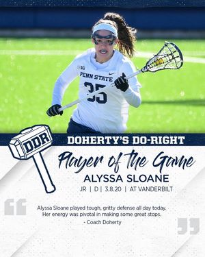 Image post by @pennstatewlax on Instagram