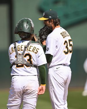 Image post by @Athletics on Twitter
