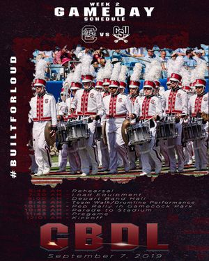 Image post by @carolinabanddrumline on Instagram