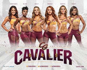 Image post by @cavaliersdanceteam on Facebook