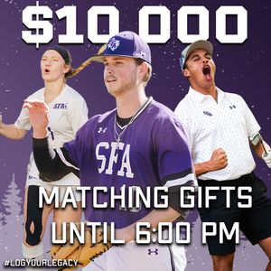 Image post by @sfa_athletics on Twitter