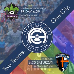 Image post by @ashevillecitysc on Instagram