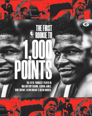 Image post by @UGABasketball on Twitter