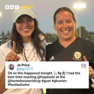 Image post by @bbcsportwales on Instagram