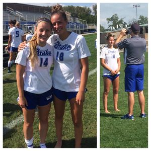 Image post by @drakewomensoccer on Instagram
